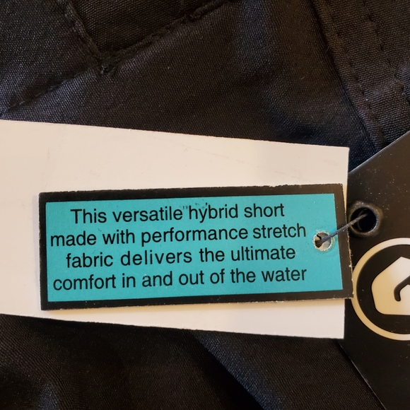 BNWT Burnside Ladies Dobby Stretch Board Shorts Black Small - Picture 4 of 9